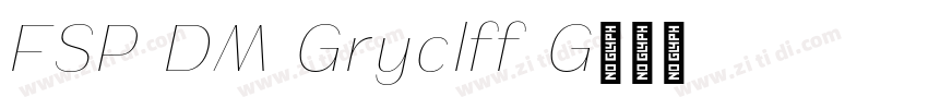 FSP DEMO Gryclff G字体转换 FSP DEMO Gryclff G字体转换